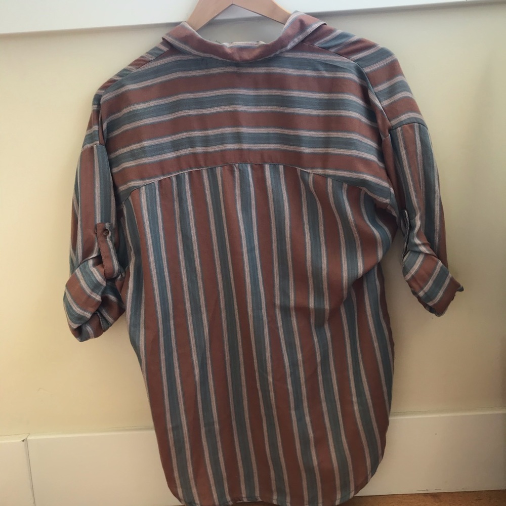 Love Notes Striped Button Up - S - Picture 2 of 6